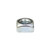 Square Nut, 3/16"-24 Thread, Bright Zinc (Qty: 100)