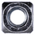 Square Nut, 1/4"-20 Thread, Bright Zinc (Qty: 100)