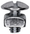 License Plate Bolt and Nut 1/4"-20 x 1/2", Truss Head, Zinc (Qty: 100)