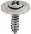 Tapping Screw #6 x 5/8", Phillips Oval SEMS Countersunk Washer Head (Qty: 100)