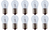 Box of 10 #315 Auto Aircraft Truck Bulbs 28V 25.2W