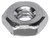 #6-32 Hex Machine Screw Nut, Zinc (Qty: 100)