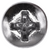 Machine Screw #10-32 x 1", Phillips Oval #8 Head, Chrome Finish (Qty: 100)