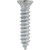 Tapping Screw #8 x 3/4", Phillips Flat #6 Head, Zinc (Qty: 100)