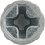 Tapping Screw #8 x 3/4", Phillips Flat #6 Head, Zinc (Qty: 100)