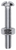 Round Head Stove Bolt 1/4" x 1-1/2" With Hex Nut (Qty: 100)