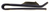 U Nut #10, 0.03" to 0.037" Panel Range, Black Phosphate Finish (Qty: 100)