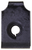 U Nut #10, 0.03" to 0.037" Panel Range, Black Phosphate Finish (Qty: 100)