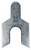 Shims 1/16" Thick, 1-1/2" x 2-1/2" With 9/16" Slot (Qty: 50)