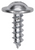 #10 x 5/8" Slotted Truss Washer Head License Plate Screw (Qty: 100)