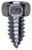 Tapping Screw 3/8" x 3/4", Indented Hex Head, Zinc Finish (Qty: 50)