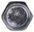 Tapping Screw 3/8" x 1", Indented Hex Head, Zinc Finish (Qty: 50)