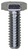 1/4"-20 x 3/4" Grade 5 Cap Screws, Zinc (Qty: 100)