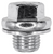 M14-1.5 Oil Drain Plug With Gasket, 11mm Length Under Head (Short Body) (Qty: 5)