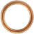Crushable Copper Oil Drain Plug Gasket, M16 x M22, 16mm ID, 21.72mm OD (Qty: 10)