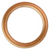 Crushable Copper Oil Drain Plug Gasket, M16 x M22, 16mm ID, 21.72mm OD (Qty: 10)