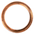 Crushable Copper Oil Drain Plug Gasket, M18 x M24, 18mm ID, 23.75mm OD (Qty: 10)