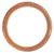 Crushable Copper Oil Drain Plug Gasket, M18 x M24, 18mm ID, 23.75mm OD (Qty: 10)