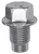 M12-1.25 Oil Drain Plug With Gasket, Steel, Zinc Finish (Qty: 5)