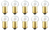 Box of 10 #503 Miniature Bulbs 5.1V 0.15A
