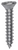 Tapping Screw #4 x 5/8", Phillips Flat Head, AB Tip, Zinc Finish (Qty: 100)