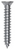 Tapping Screw #8 x 1", Phillips #6 Flat Head, AB Tip, Zinc Finish (Qty: 100)