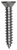 Tapping Screw #8 x 1", Phillips  Flat Head, AB Tip, Zinc Finish (Qty: 100)
