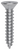 Tapping Screw #10 x 1", Phillips Flat Head, AB Tip, Zinc Finish (Qty: 100)