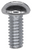 #8-32 x 3/8" Slotted Round Head Machine Screw, Zinc Finish (Qty: 100)