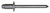 Aluminum Pan-L Rivets,3/16" Shank x 9/32", 3/8" Flange, Dome Head (Qty: 500)