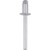 Aluminum Pan-L Rivets,3/16" Shank x 9/32", 3/8" Flange, Dome Head (Qty: 100)