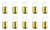 Box of 10 #62 Miniature Bulbs 3.45V 0.84A 1.9CP