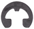 Reinforced E-Type Retaining Rings for 3/16" Shaft, 0.147" Groove Dia (Qty: 100)