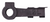 Throttle Rod Clips, 5/32" Rod Diameter, Left Hand Type 2, Phosphate (Qty: 100)