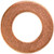 Copper Oil Drain Gasket, M12 x M22, 12mm IDm 22.28mm OD, 1.5mm Thick (Qty: 15)