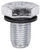 M12-1.25 Single Oversize Steel Oil Drain Plug With Gasket, Zinc Finish(Qty: 5)
