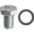 M12-1.25 Single Oversize Steel Oil Drain Plug With Gasket, Zinc Finish(Qty: 5)
