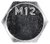 M12-1.5 Single-Oversize Oil Drain Plug With Gasket, Steel, Zinc Finish (Qty: 5)