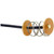 Pig Tail for BA15s (Single Contact 15mm) Bulb Socket Repair, 12" Wire (Qty: 10)