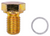 M12-1.5 Oil Drain Plug Yellow Zinc Finish, (Qty: 2)