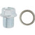 M16-1.5 Drain Plug With Gasket, 16mm Length Under Head (Qty: 5)