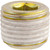 1/8"-28 Brass British Pipe Plug, 8mm Long, With Sealant, Marli (Qty: 25)
