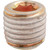 M8-1 Brass Metric Pipe Plug, 8mm Long, With Sealant, Marli (Qty: 25)