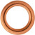 Crushable Copper Gasket, M6 x M10, 6.3mm ID, 9.7mm OD, 1.7mm Thick (Qty: 10)