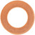Copper Gasket, 1/2" ID, 0.88" OD, 0.05" Thick (Qty: 25)