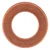 Copper Gasket, 1/2" ID, 0.88" OD, 0.05" Thick (Qty: 25)