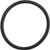 Black Rubber Gasket  M19 x M23, 1.5mm Thick (Qty: 10)