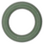 Green Rubber Gasket, M12 x M19.5, 12.4mm ID, 19.5mm OD, 3.5mm Thick (Qty: 10)