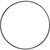 Black Rubber Gasket  M100 x M105, 2.6mm Thick (Qty: 10)