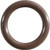 Brown Rubber Gasket, M8 x M11, 7.7mm ID, 11.1mm OD, 1.6mm Thick (Qty: 10)